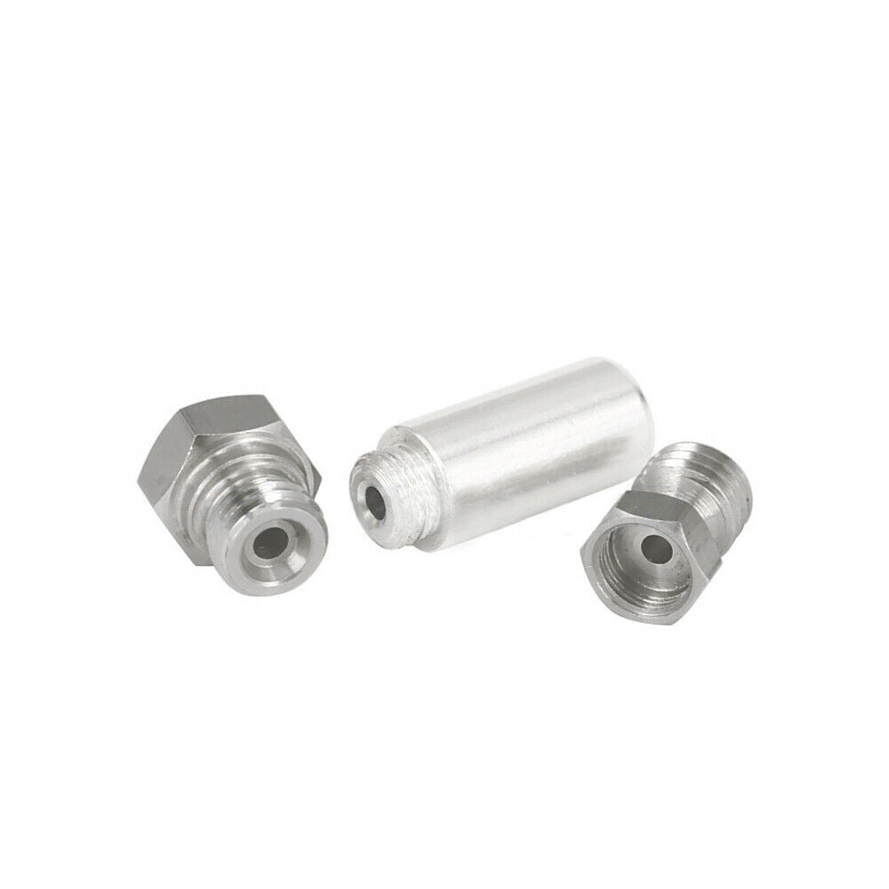 All Metal Hotend Kit for MK10 Exturders Nozzle Thermal Barrier Throat Compound