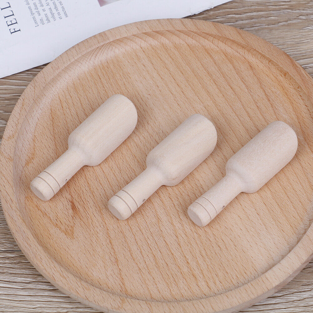 3pcs Mini Wooden Scoops Bath Salt Spoon Candy Flour Spoon Kitchen Utensils.l8