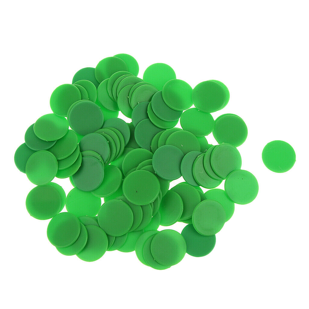 200PCS Plastic Board Game Counters Game Chip Kid Numeracy Teaching Red Green