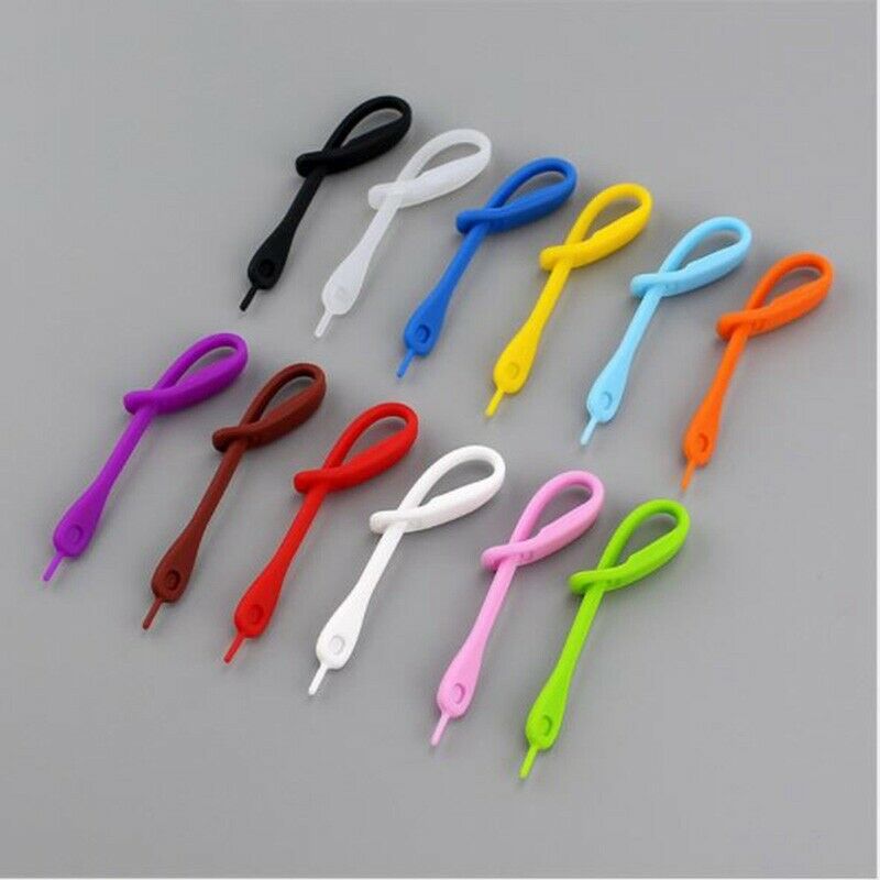 12pcs/set Silicone Colorful Glass Bottle Drink Cup Marker Cup Identify Label
