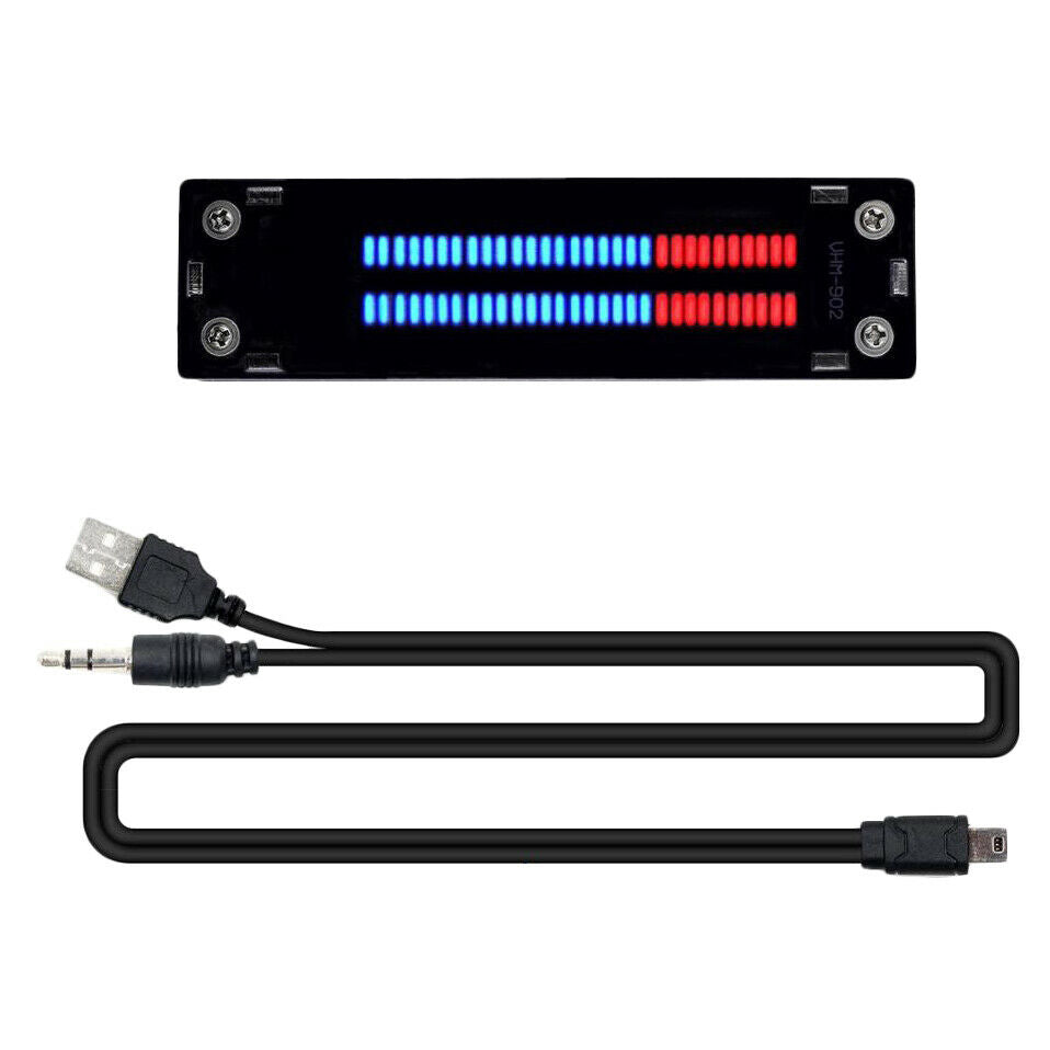VHM-902 Mini Dual 30 Level Indicator VU Meter Stereo Amplifier Board with AGC M8