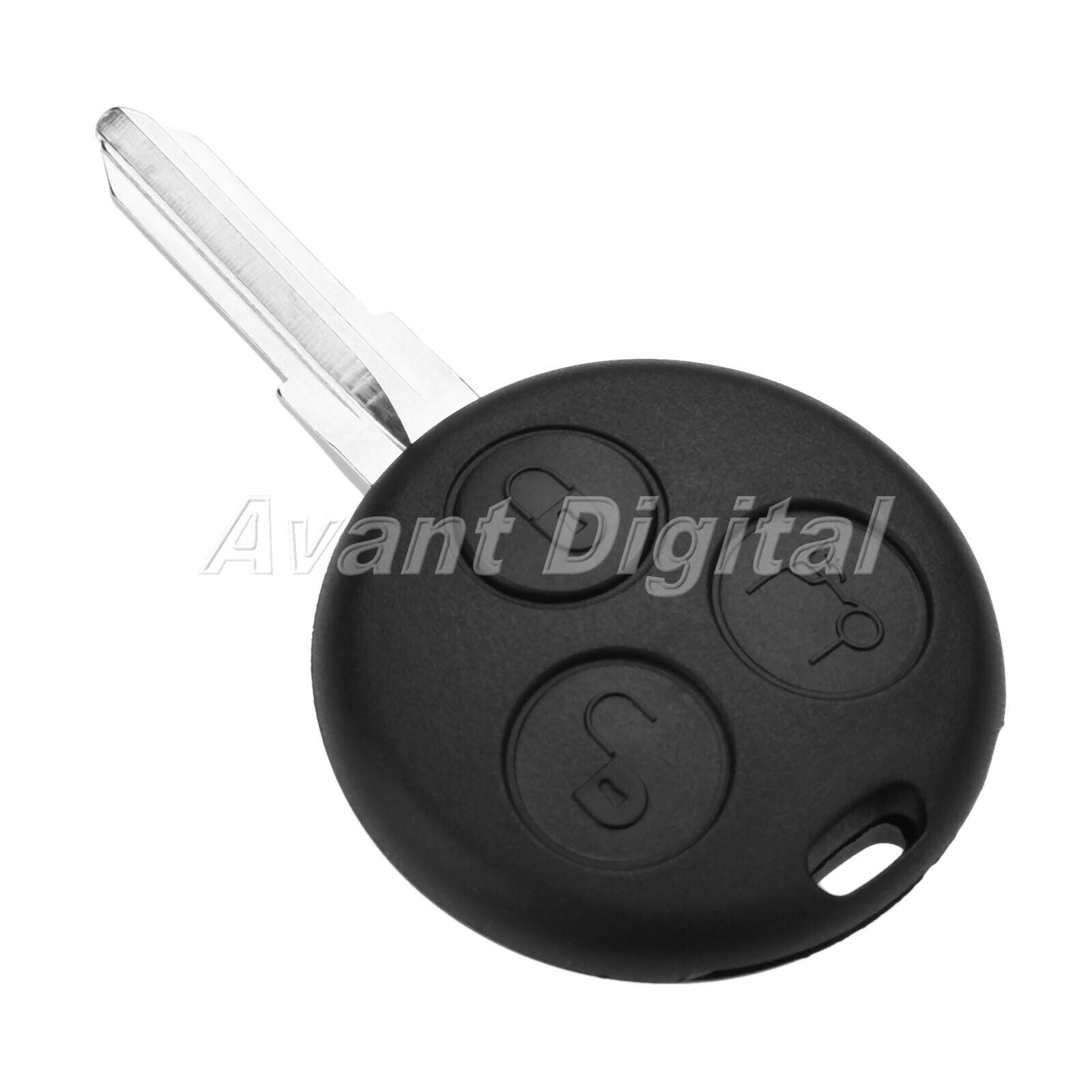 1Pc Car Remote Key 3 Button 433MHz Fit For Mercedes Benz Smart Passion 2000-2004
