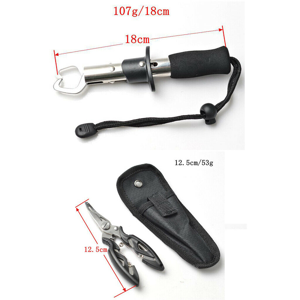 Portable Durable Fish Lip Gripper Stainless Steel Durable Fishing Pliers
