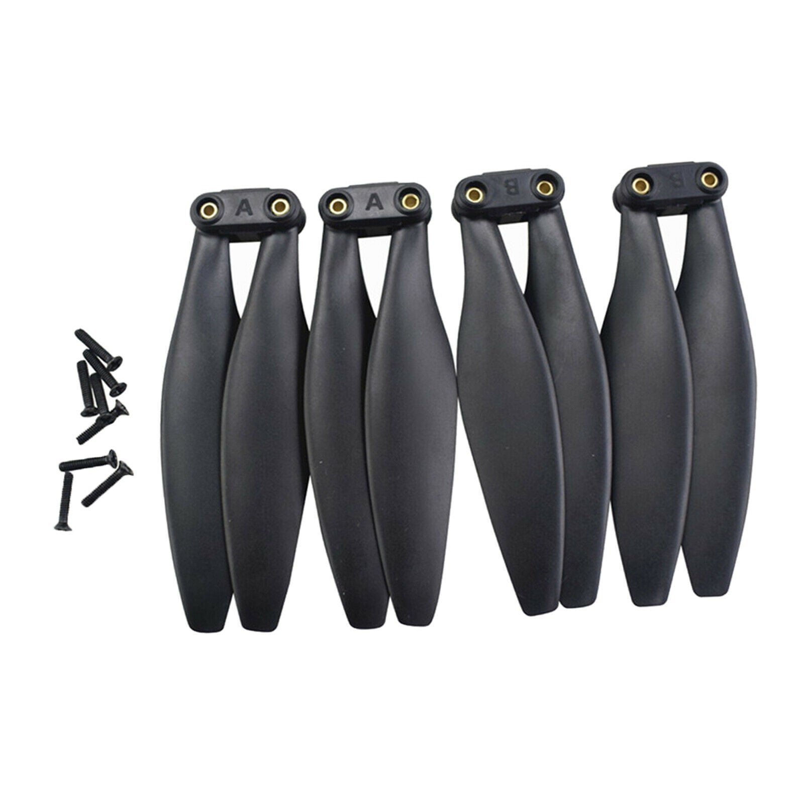 4x Low Noise Drone Black Propeller Blades For HS720 Replacement Accessory