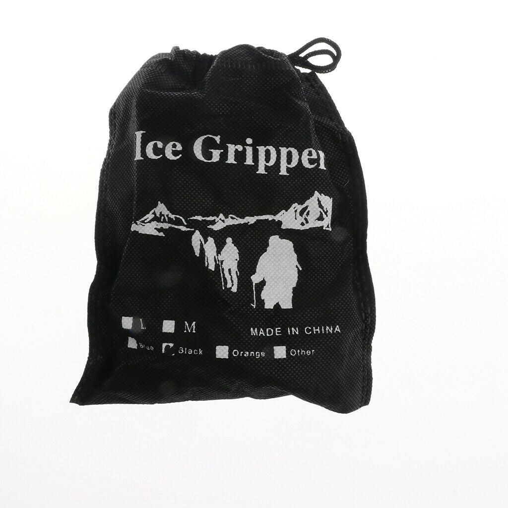 2 Pairs 6 Non- Grips for Snow Sleds Ice Crampon Traction Walk Cleats