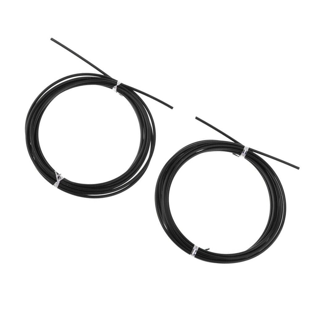 Replacement Jump Rope Cord Speed Rope Cable & Screws   Collar Ends Black