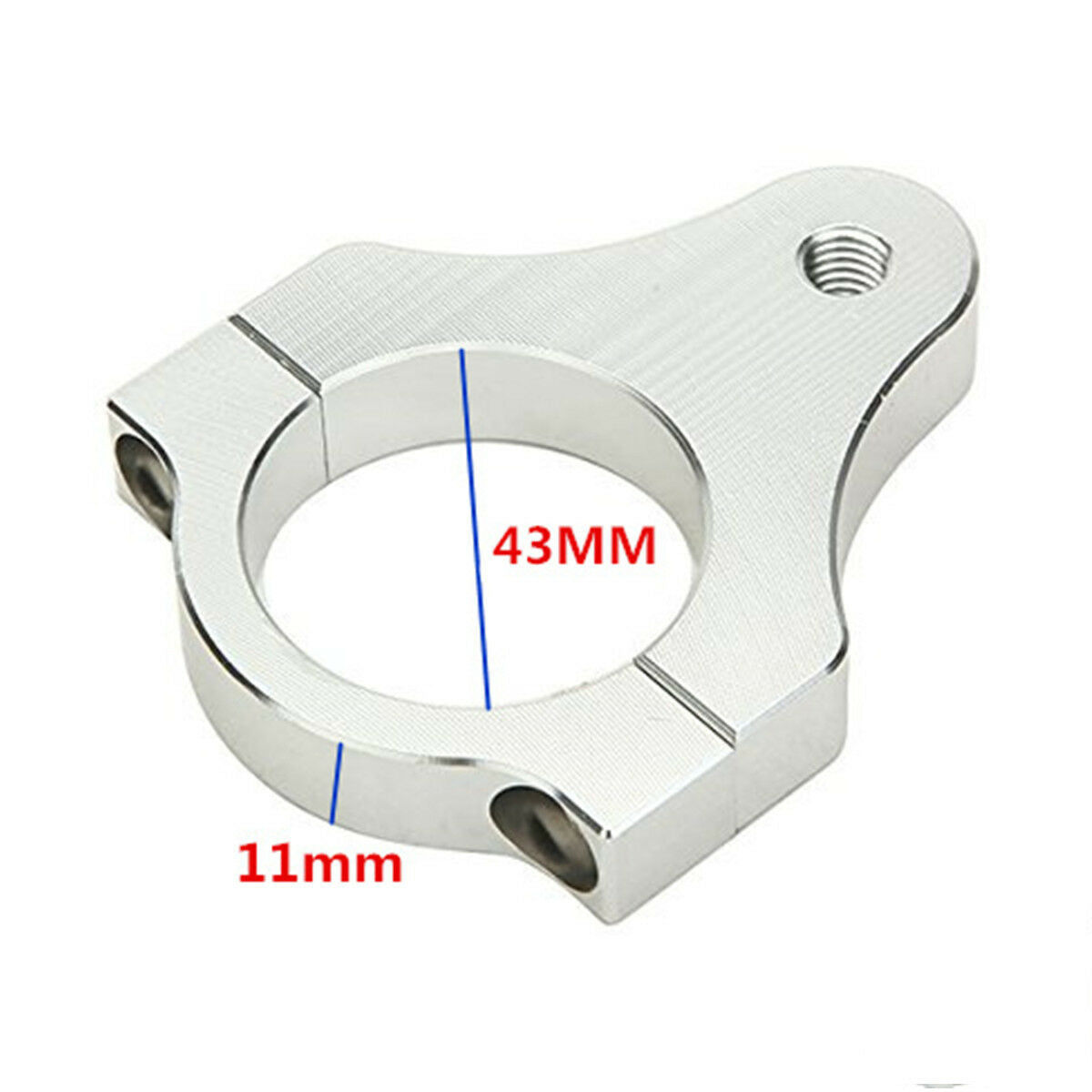 43mm Aluminium Steering Damper Fork Frame Mounting Clamp Bracket for Motorcycle