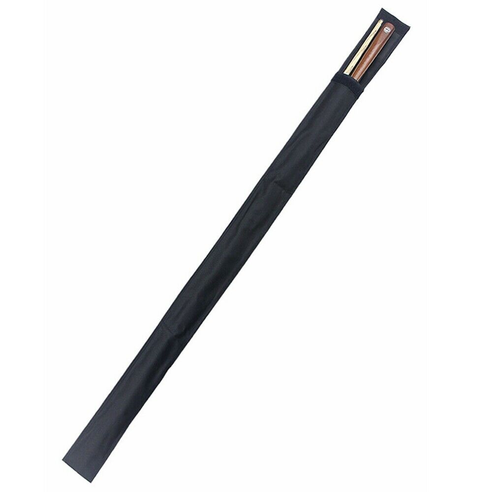3/4 Pool Cue Billiard Stick Bags Carry Case Portable Protect Storage Pouch Black