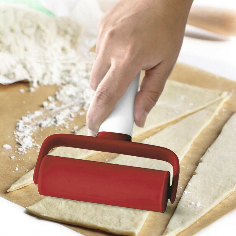 Rolling Pin Scroll Wheel Dough Roller Eco-Friendly Plastic Pastry Rol HoJ FT