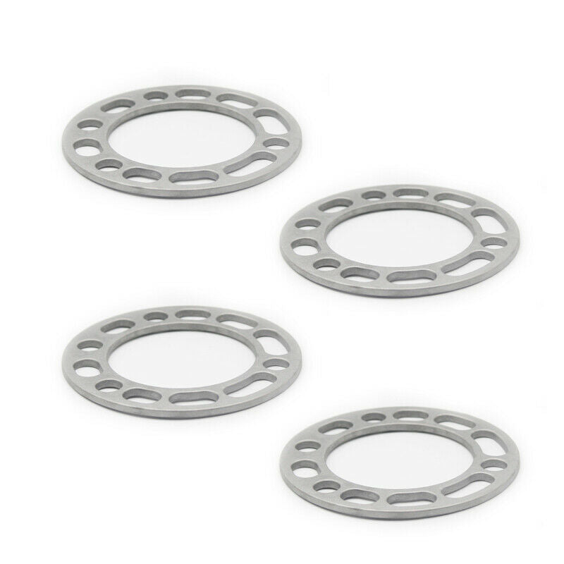4X 6MM SUV Hub Wheel Spacers Adaptor Shims Plate 5/6 Stud Brake Caliper Aluminum