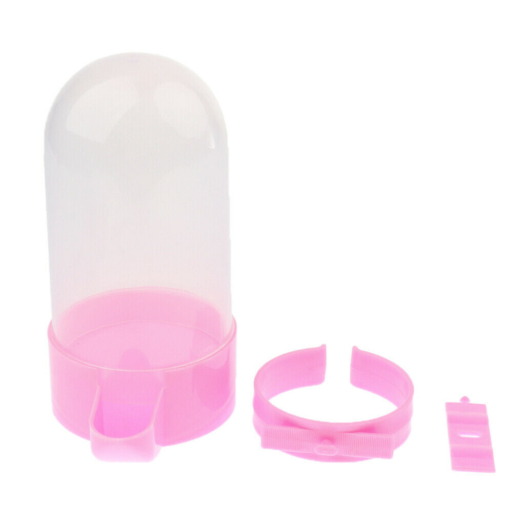 Pet Drinking Water Dispenser Drinker Water Fountain Bottle - 1000ml Pink