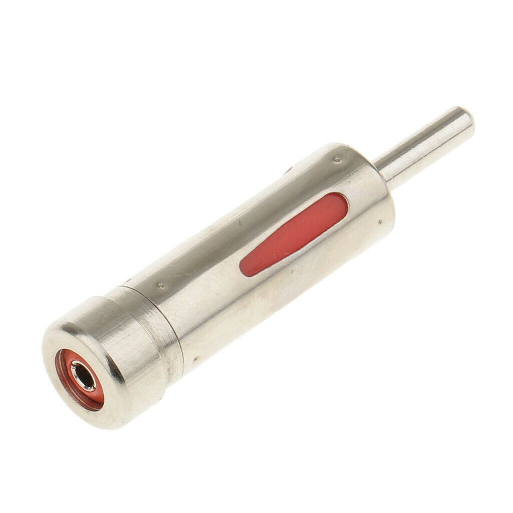 Universal   Car   AM   FM   Radio   Antenna   Adapter   Plug   Stainless   Steel