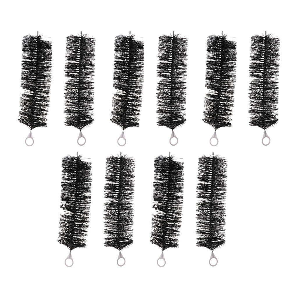 10x Practical Water Pond Filter Media 42x12cm Aquarium Cleaning Brush