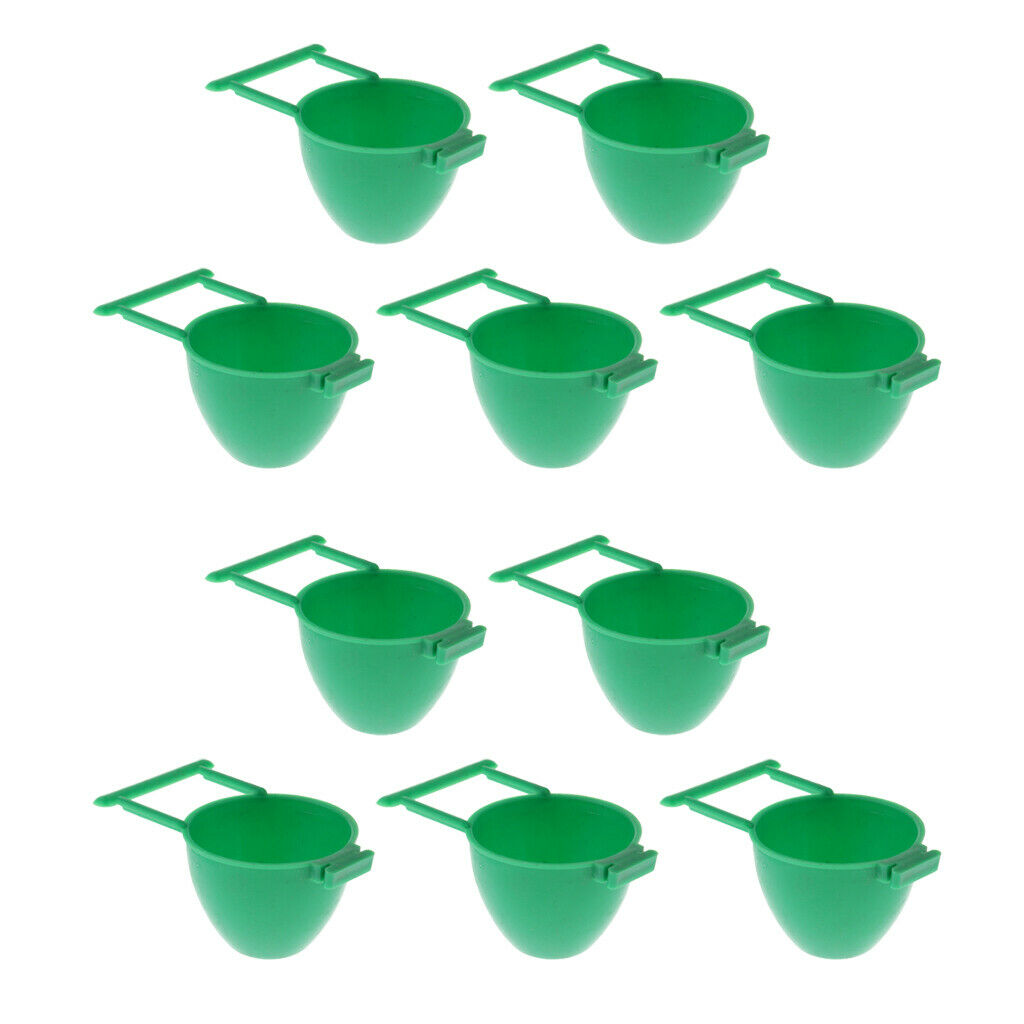 10 Pcs Chicken Bird Automatic Drink Water Drinking Plastic Pigeon Feeder Quail