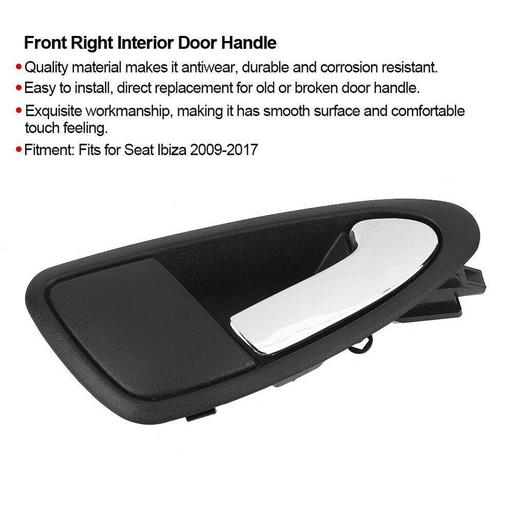 Car Front Interior Inside Inner Door Handle Fit for Seat Ibiza 2009-2017