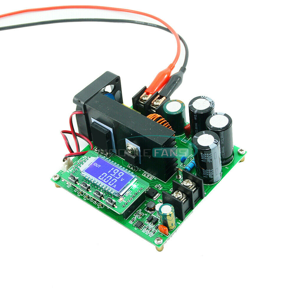 DC 900W 8V~60V 0~15A CC/CV  LCD Display CNC Boost Module Step UP Module