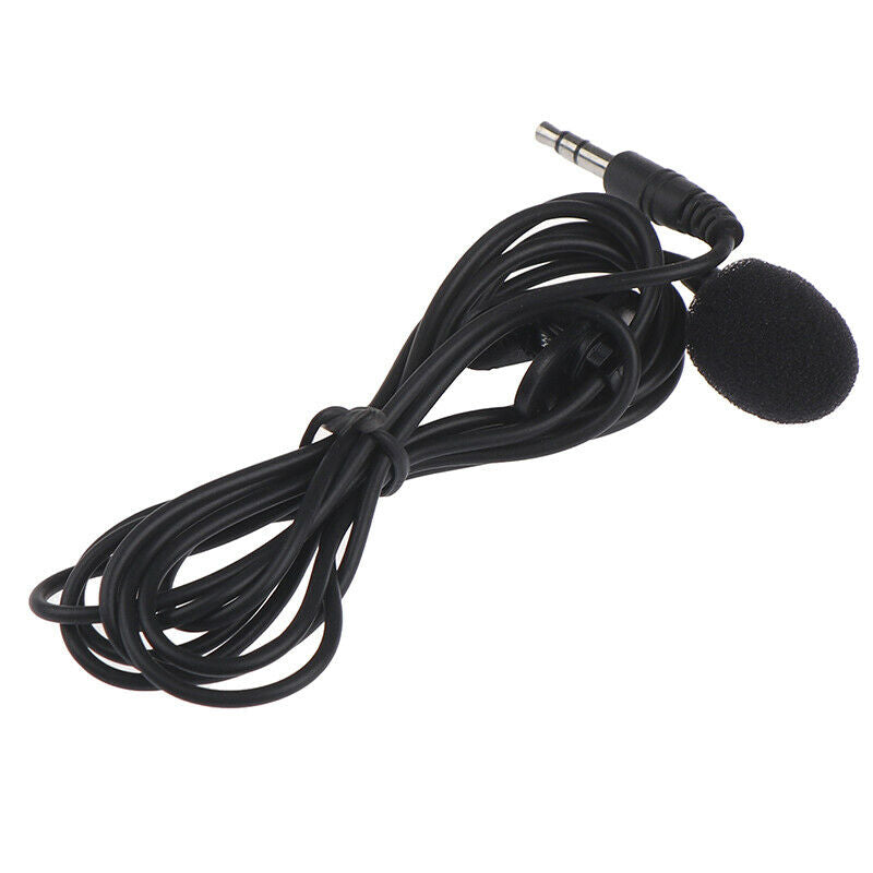 Portable External 3.5mm Mini Wired Clip-on Lapel Lavalier Micro*.l8