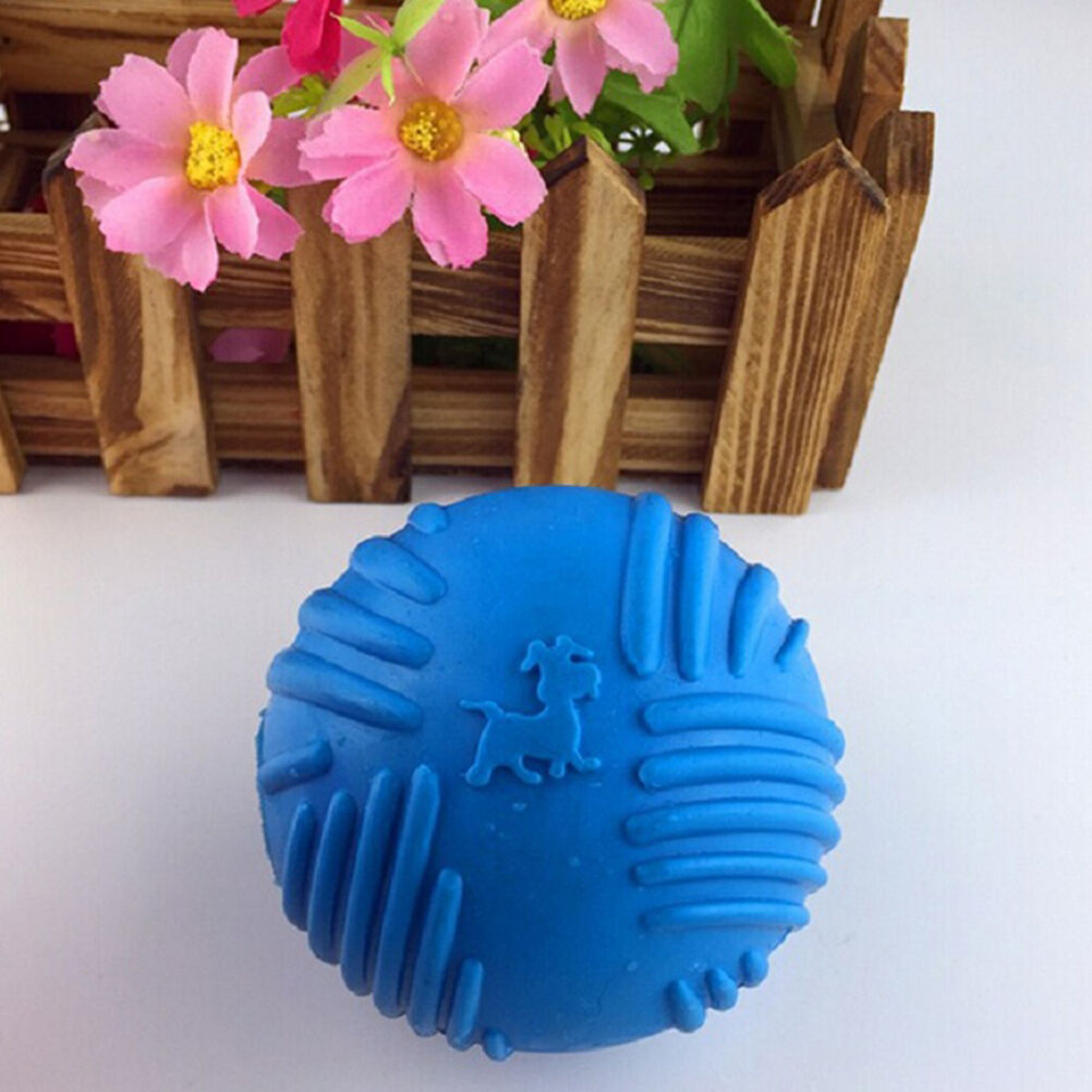 Indestructible Solid Rubber Ball Pet cat Dog Training Chew Play Fetch Bit.l8
