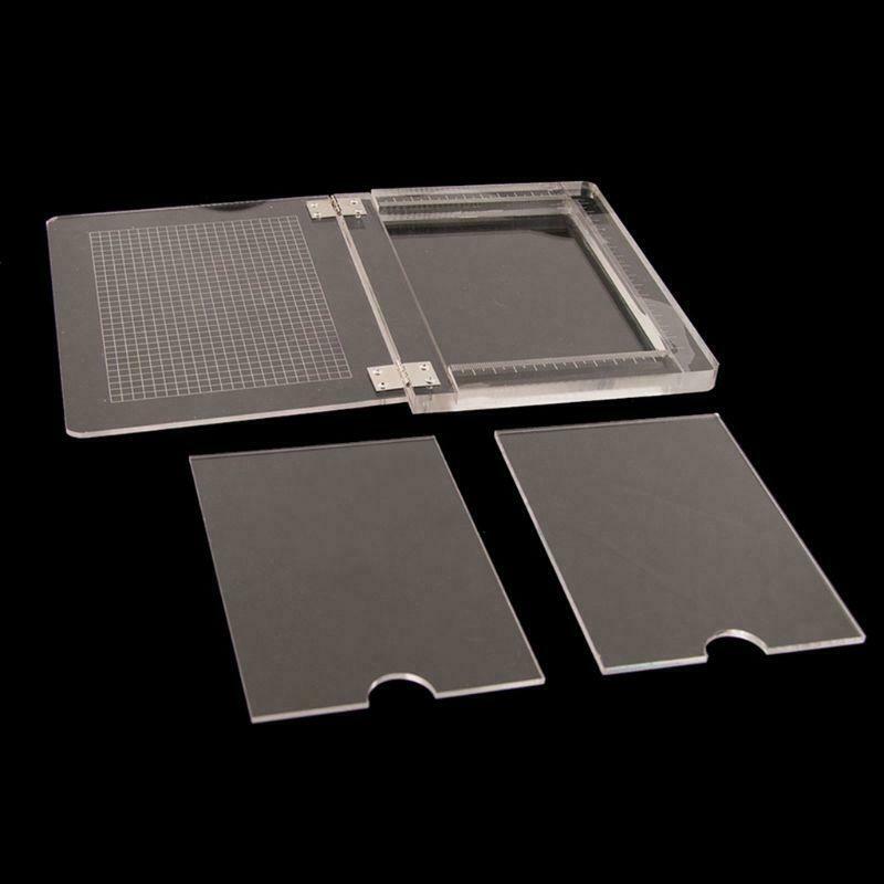 DIY Handle Seal Stamp Block for Scrapbooking Photo Album Acrylic Stamps Position