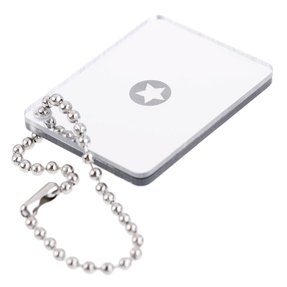 1pc Portable Emergency Floating Signal Mirror Suvival EDC reflective MirrorJ DD