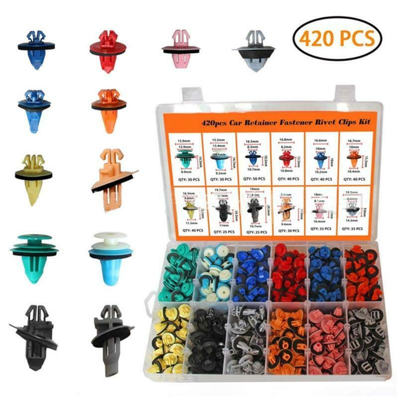 Auto Car Mixed Fastener Clip Bumper Fender-Trim Plastic Rivet-Door Panel Clamp