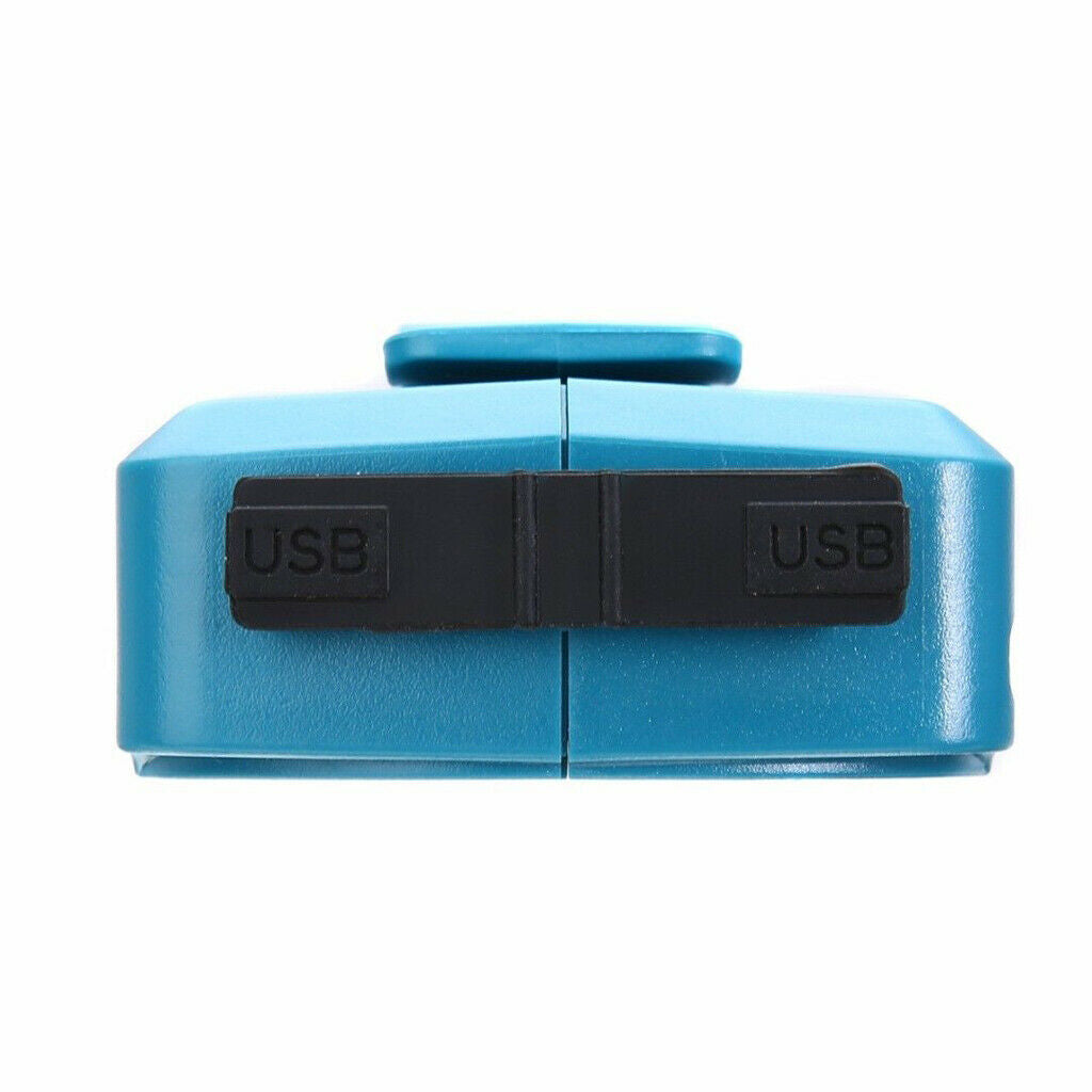 2x Blue USB Adaptor for  DEAADP05 Li-Ion 14.4V 18V LXT Batteries Charger