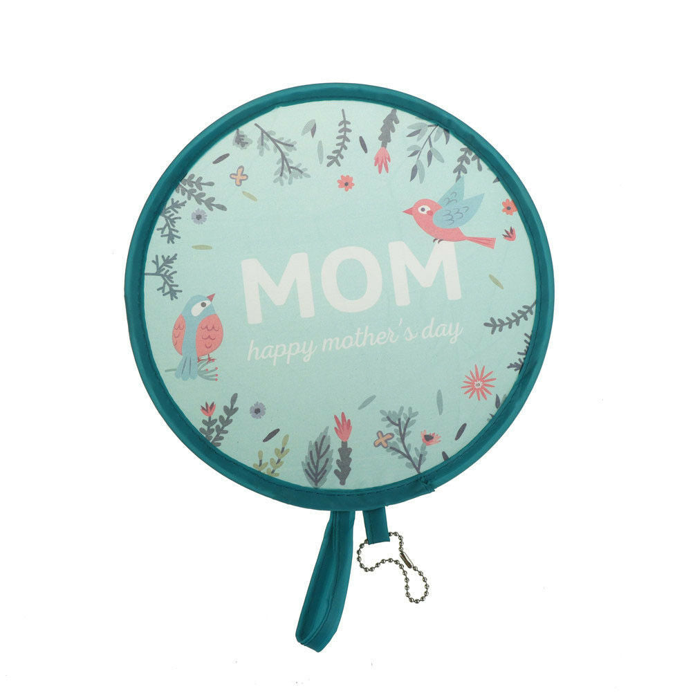1pc Portable Round Japanese Style Folding Fans Hand Fan for Wedding Par.l8