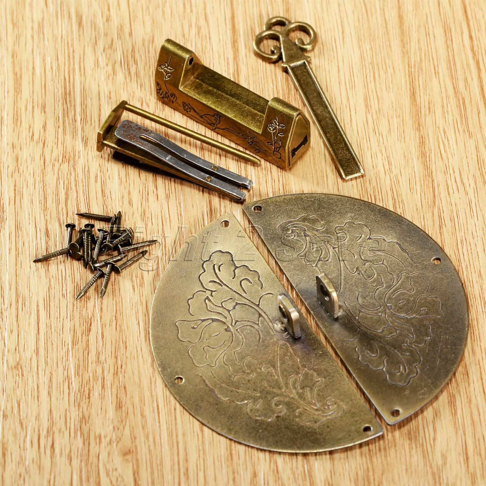 Chinese Old Style Decorative Furniture Retro Lock Kit Pull Handle Door Knock