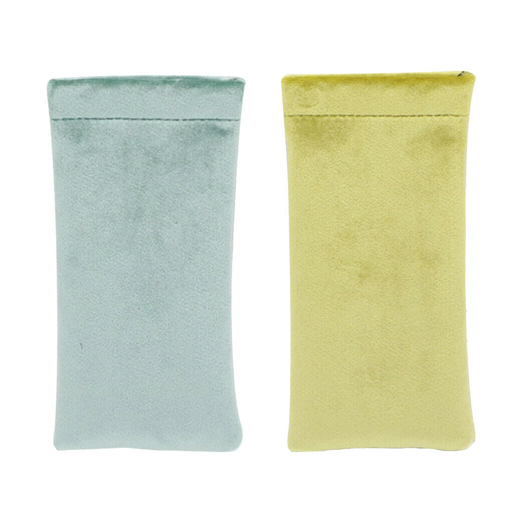 2x Sunglasses Pouch Reading Glasses Holder Portable Eyewear Storage Bag