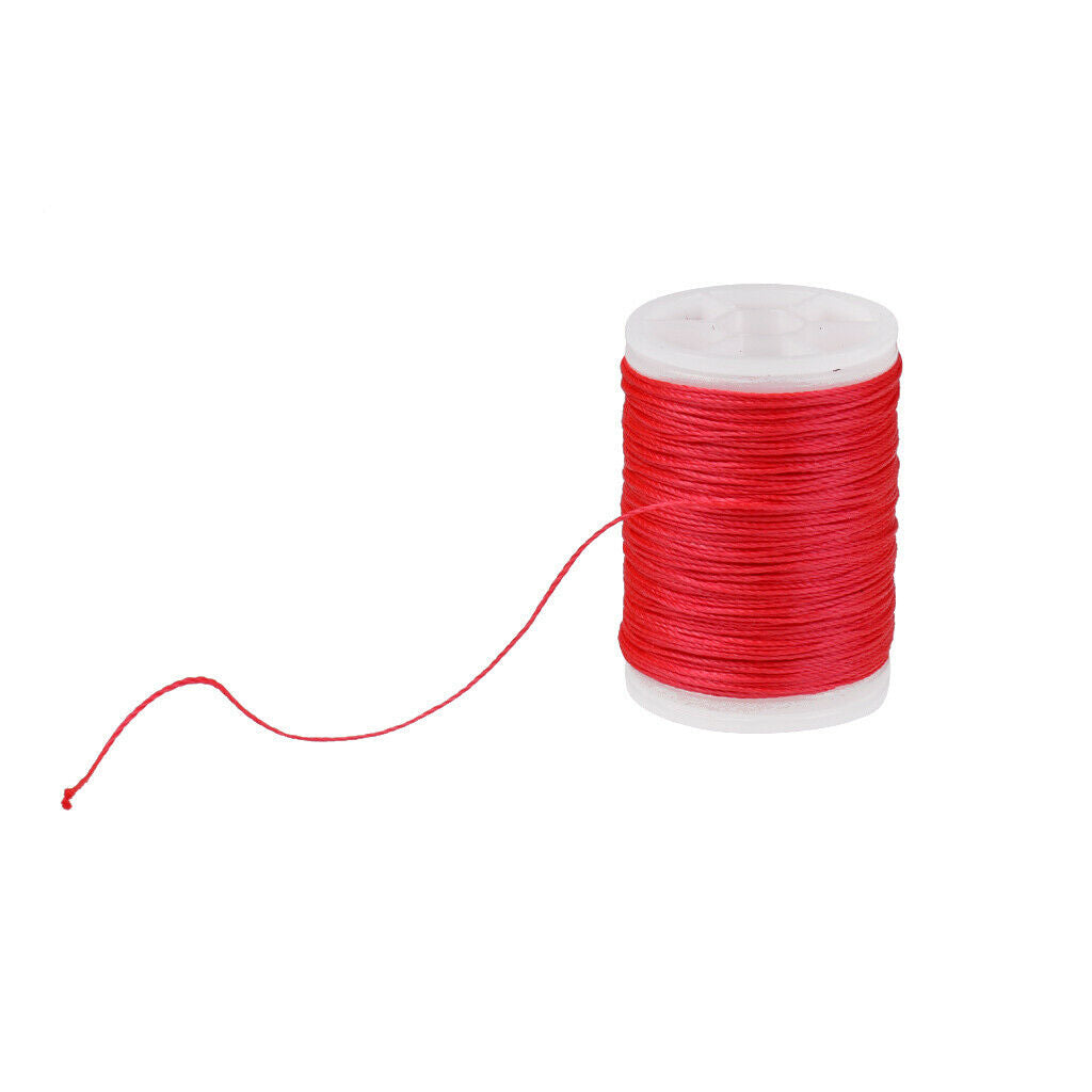 2Pcs Archery Serving Thread Protect and Repair Wear-resistant Red+Black