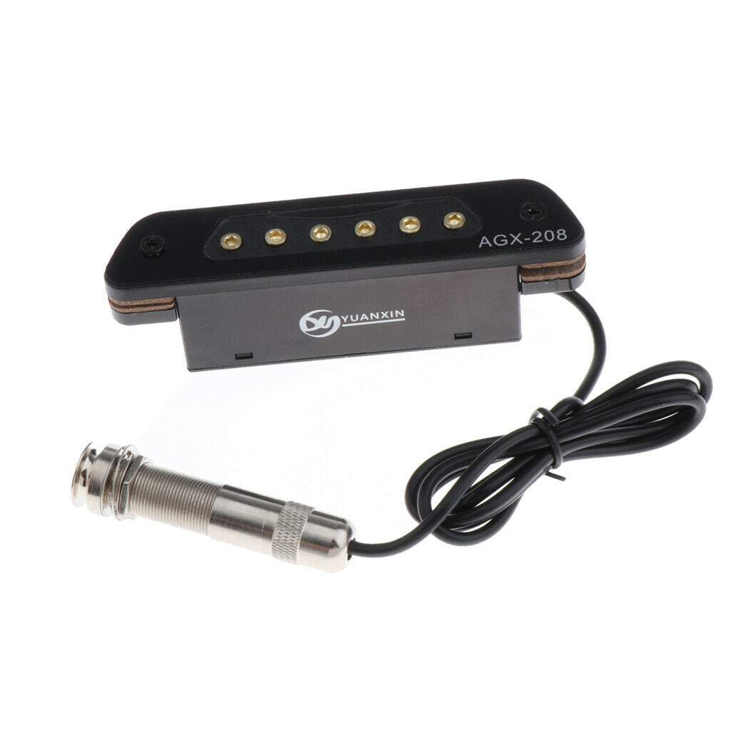 Multifunctional Soundhole Pickup Magnetic Pickup for Acoustic Guitar AGX-208