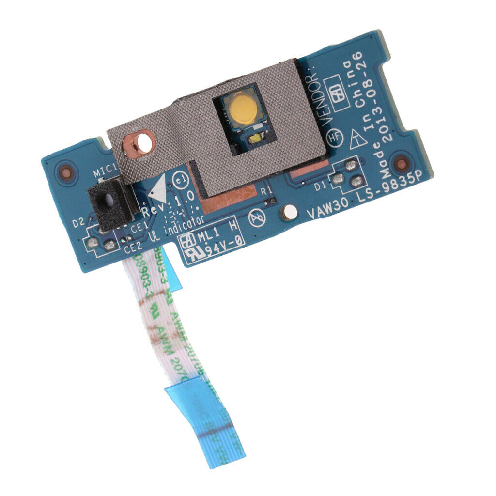 1 Piece Power ON/OFF Button Board Unit w/ Ribbon Cable for Dell Latitude E5440