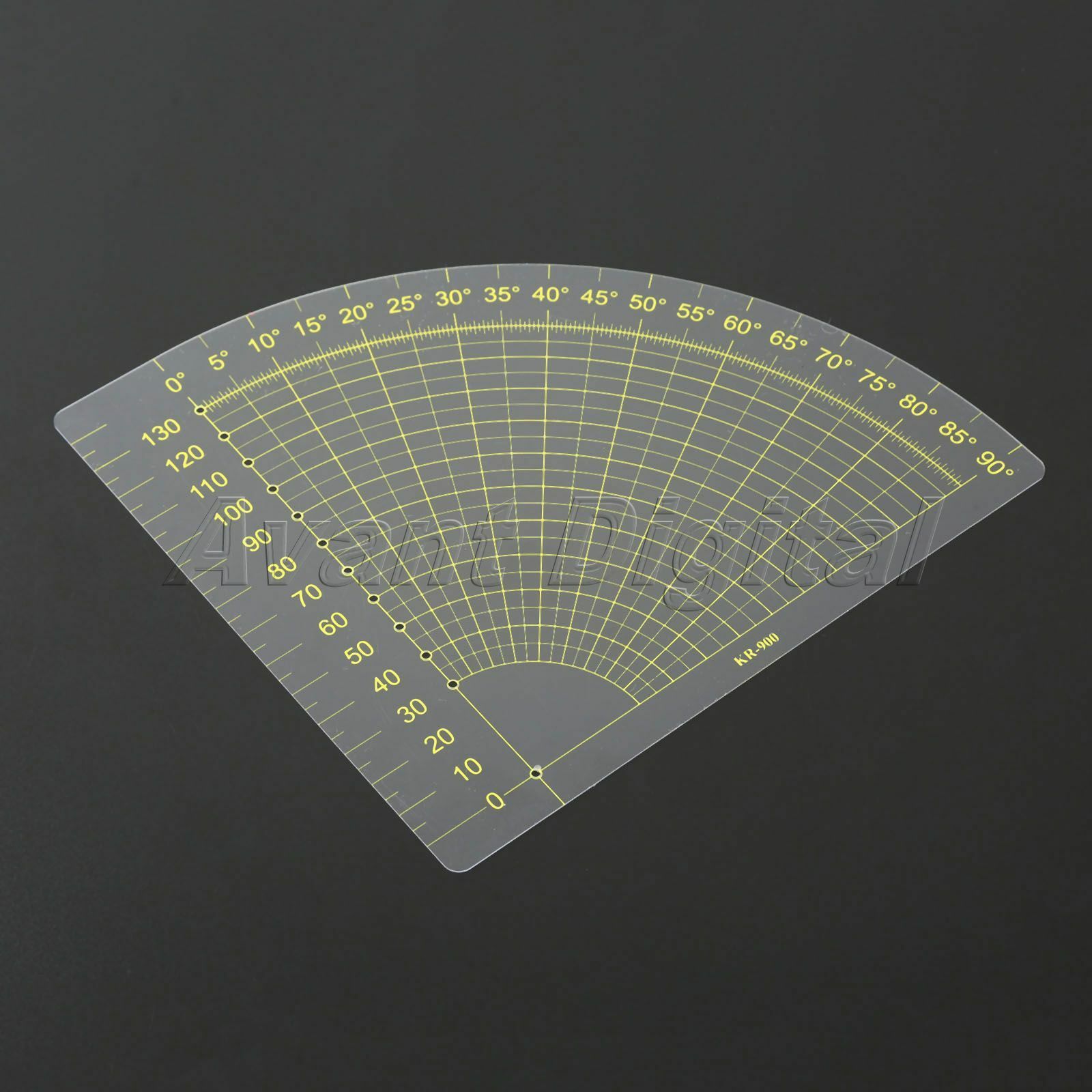 1pc Circle Fan Foot Seam Ruler Tailor Sewing Tool Quilting Patchwork Scrapbook