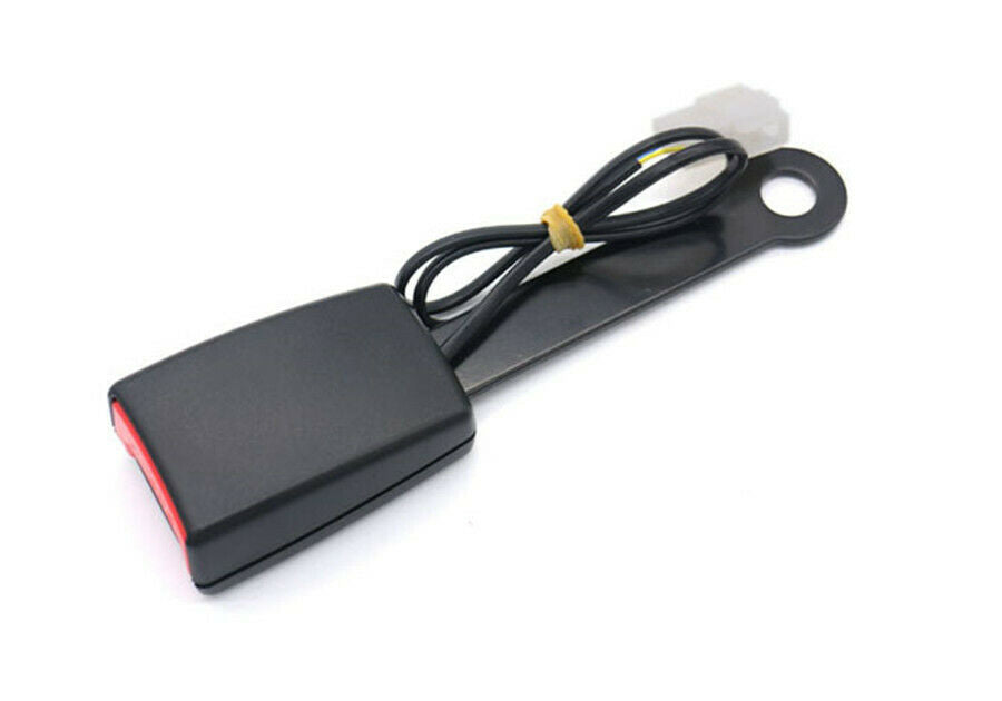 Car Front Seat Belt Buckle Device with Tail Plug Connector and Buzzer Cable175MM