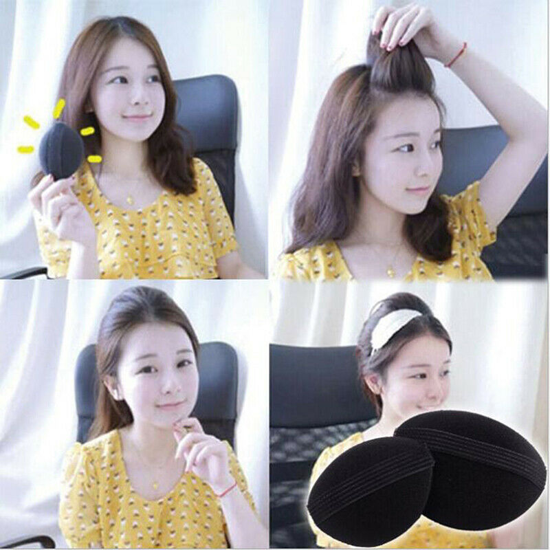 2pcs Sponge Hair Maker Styling Twist Magic Bun Hair Base Bump Insert Tool VoBDA