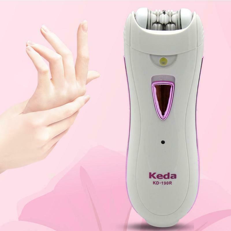 Painless Women Epilator Rechargeable Wet/Dry Use for Women Home Travel