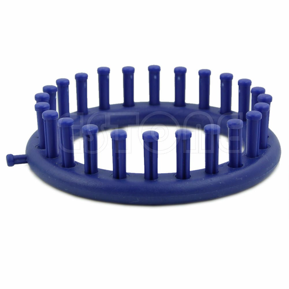 Hot Blue Round Circle Hat Classical 14CM Knitter Knifty Knitting Knit Loom Kit S