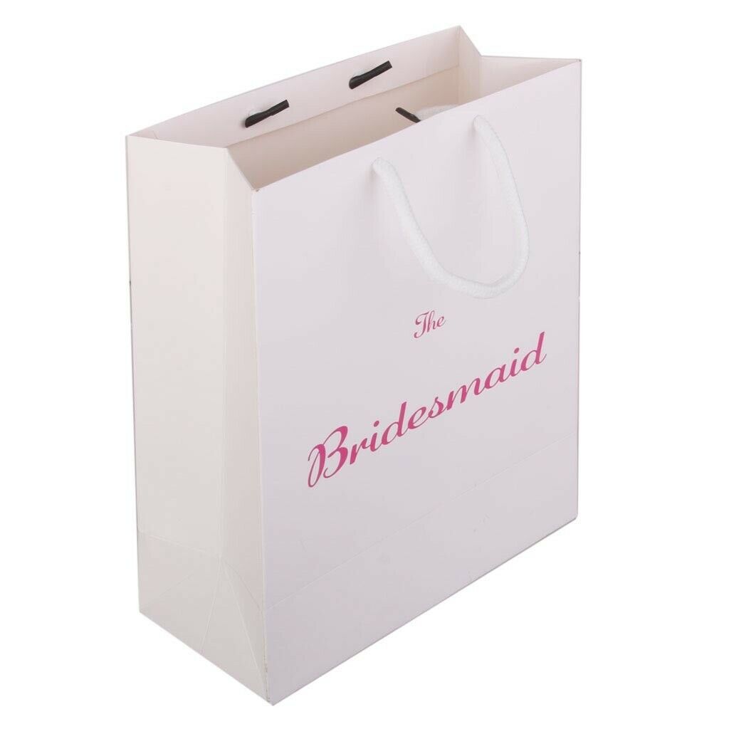 The Bridesmaid Fashion Party Shopping Carry Favour Bag with Handle Gift Bag