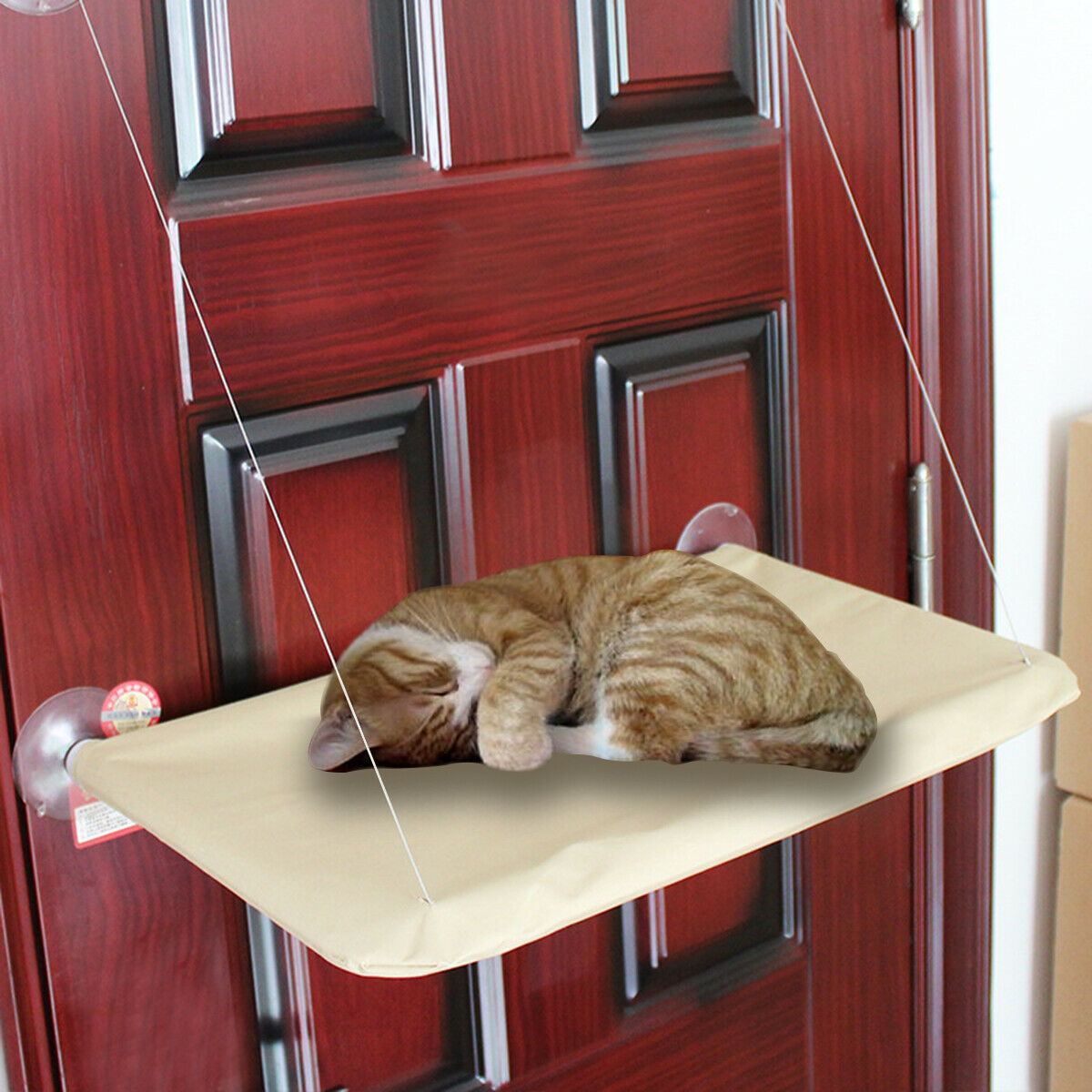US Cat Puppy Window Mounted Basking Bed Pet Shelf Kitten Perch Seat High Hammock
