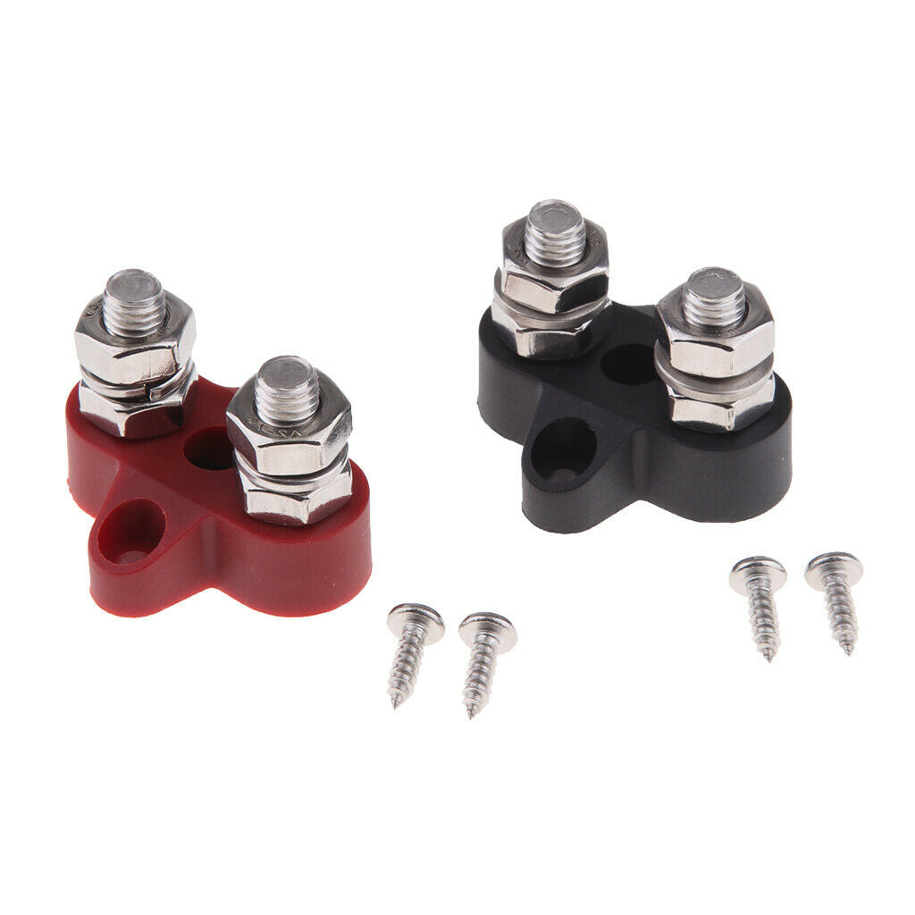 Auto & Marine 48V Heavy Duty Power Positive Distribution Studs Bus Bar Terminal