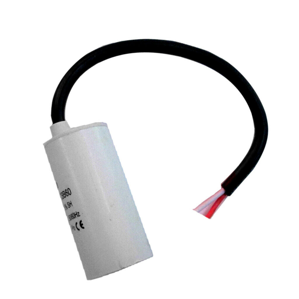 450V 4uf Motor Drive Capacitor Capacitance CBB60 for Washing Machine White