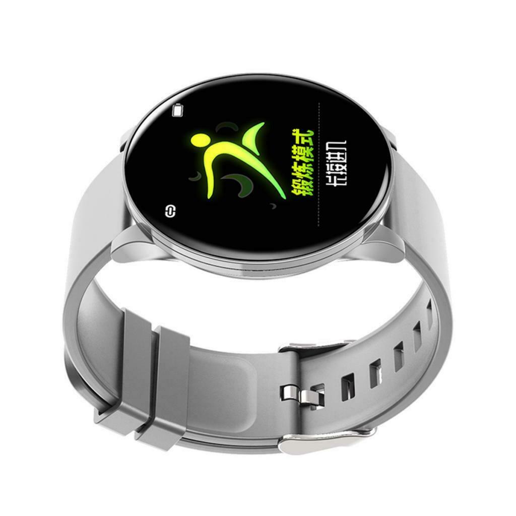1.3''Smart Wristband Fitness Tracker Sport Watch Bracelet Touch Screen Gray