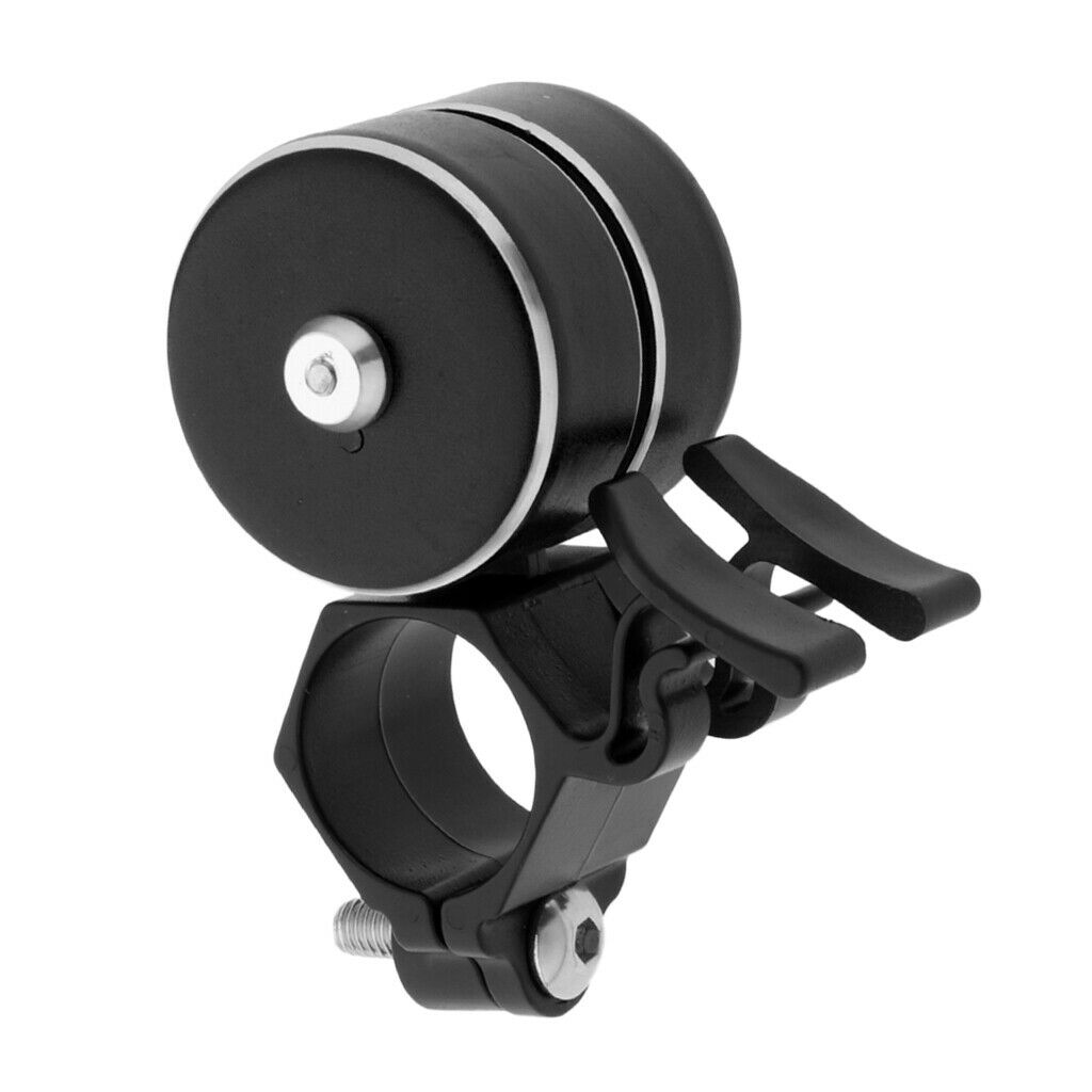 Bike Handlebar Bell Horn 3-Sounds Alarm Warning Ring Bells 120DB Black