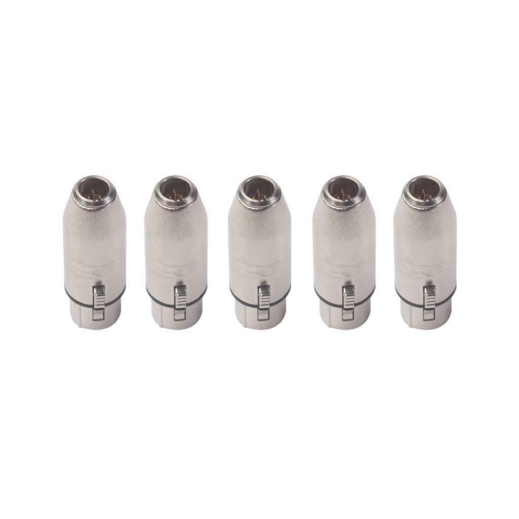 Connector 3 Pin MINI XLR Male And Female XLR Plug For Microphone Cable DMX Audio