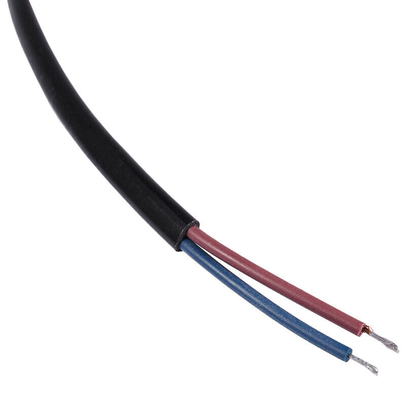 US Plug 1.8M Power Cord on/off Button Switch AC110V 3A AC250V 6A Black E2O1O1
