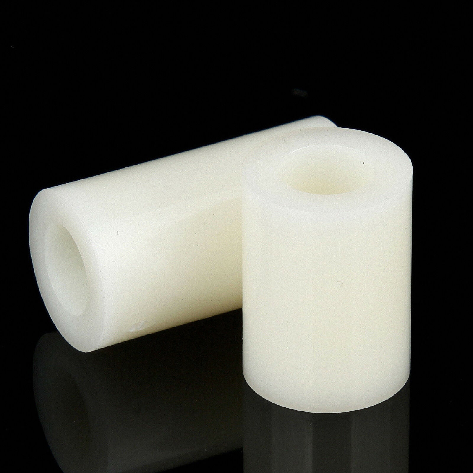 70pcs M4 x (2-10mm) Nylon Spacers Standoff White Round Washers Kit - ABS Casing