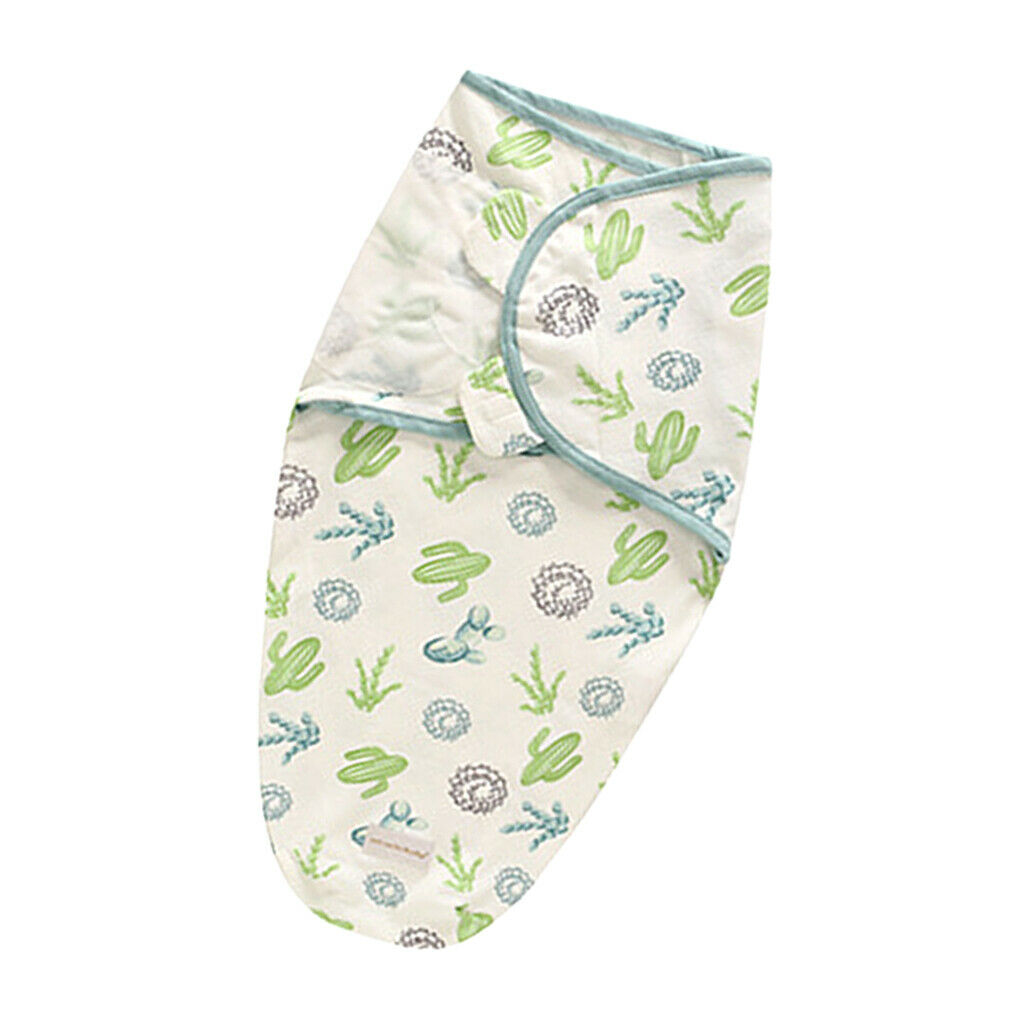 Swaddle baby romper quilt soft cotton blanket for 0-3 months cactus