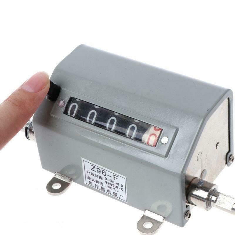 Z96-F Mechanical Length Distance Meter Counter Double Rolling Wheel 0-9999.9m