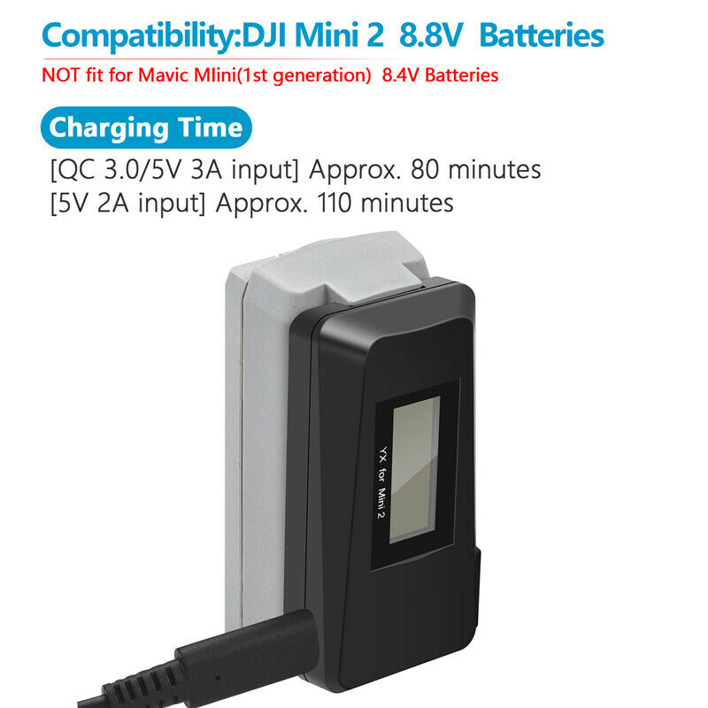 For Mavic Mini 2 Fast Charger Battery USB For DJI Mavic Mini 2 Accessories