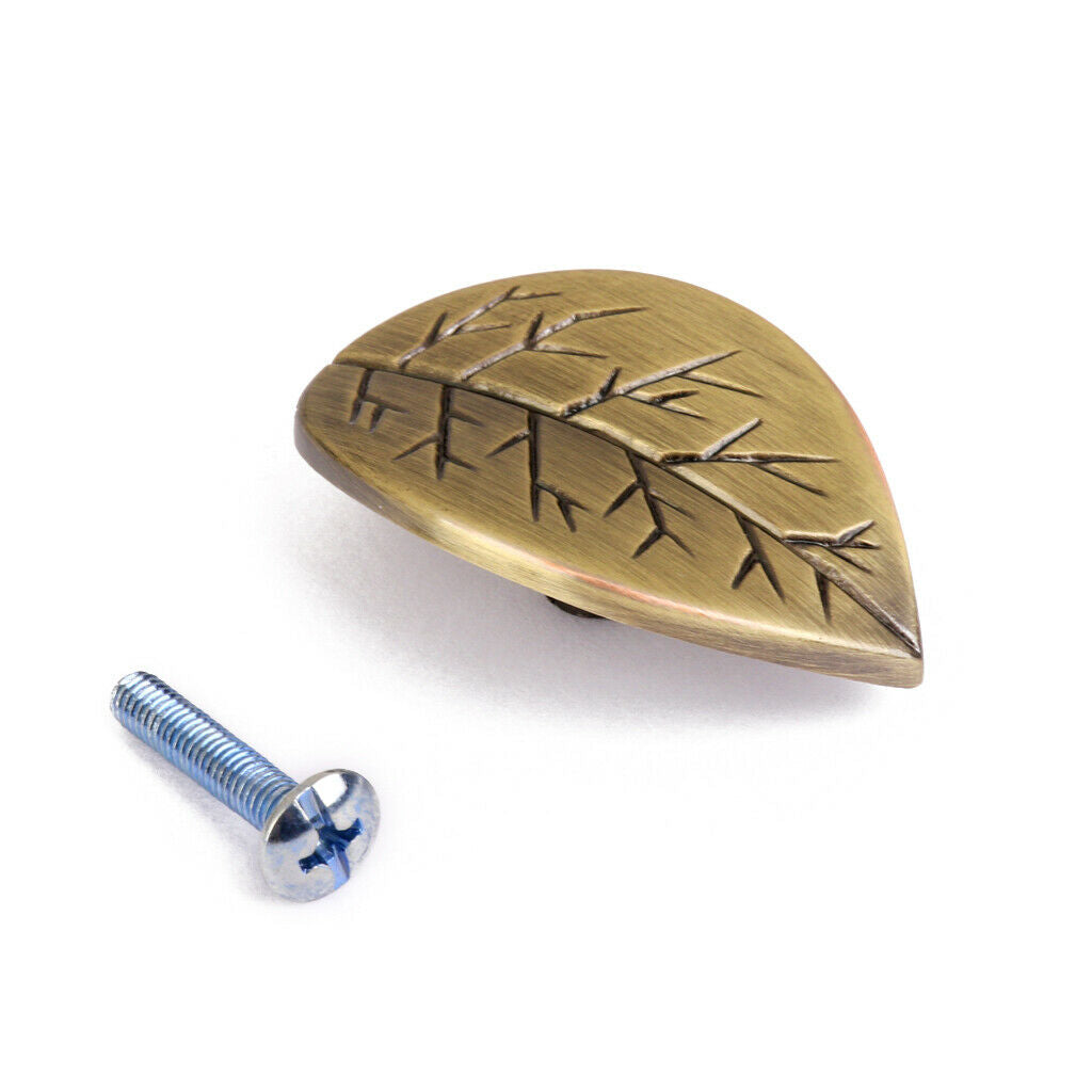 2x Rural Door Pull Living Room Decorative Knob Handle w/ Screws Ornaments